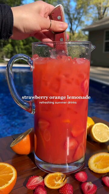 Strawberry Orange Lemonade