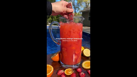 Strawberry Orange Lemonade