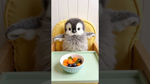 Cute baby penguin