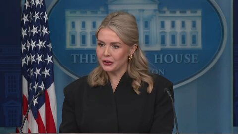 🇺🇸❌🇻🇪🇮🇷 — White House Press Secretary Karoline Leavitt on the seized oil tanker