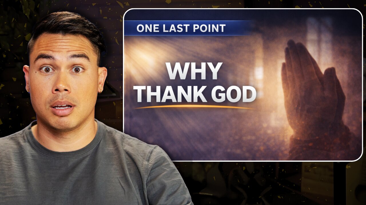 Why do we thanks GOD for things?
