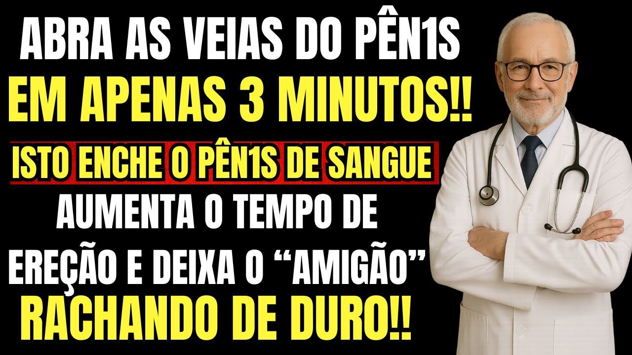 8 em Cada 10 Homens Após os 55 Sofrem com ISSO (Solução Natural Existe)
