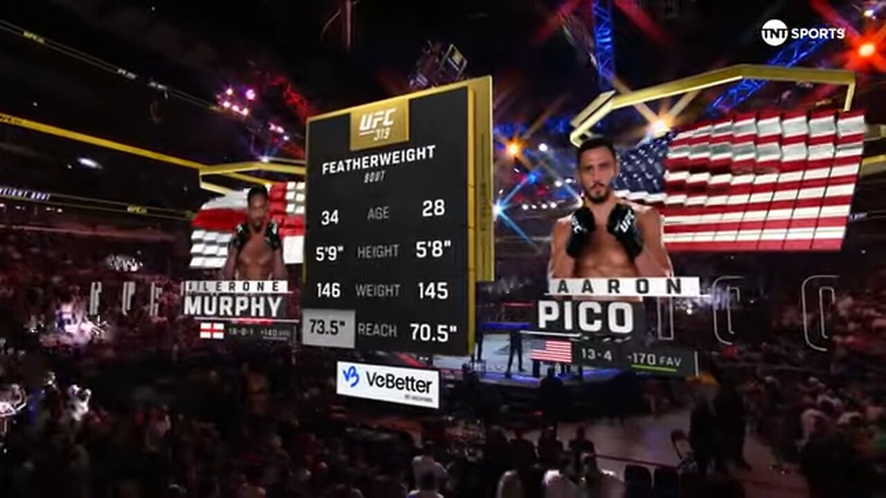 INSANE SPINNING ELBOW KO! | Lerone Murphy vs Aaron Pico | #UFC319 Highlights