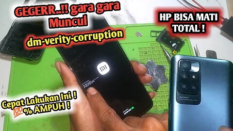 Cara Mengatasi Redmi 10 Mati Total "dm-verity corruption" | Fix Bootloop