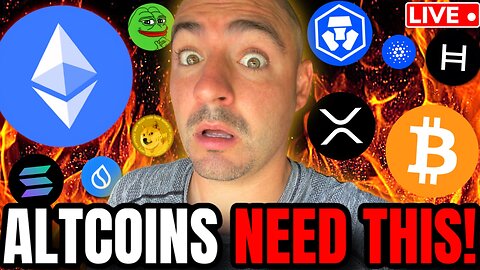 ALTCOIN HOLDERS WATCH OUT! (Ethereum MUST Do This OR ELSE!) Bitcoin BREAKING NEWS!