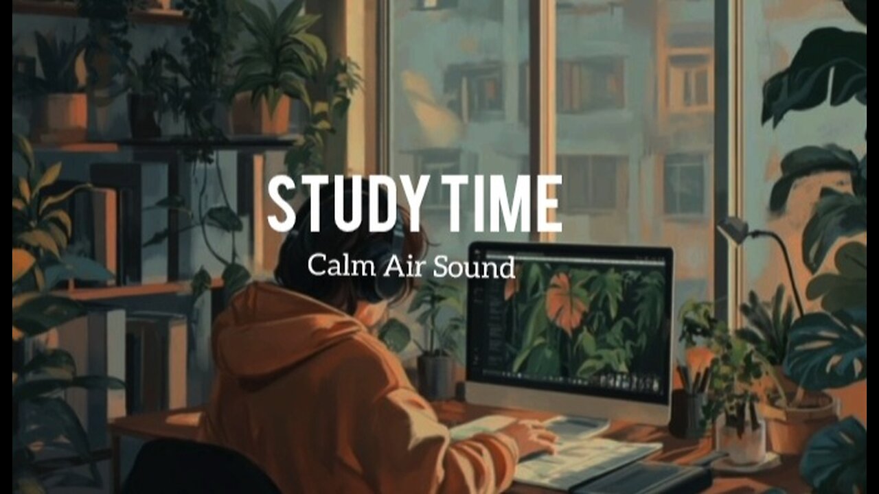 1 Hour Study Timer with Calm Wind Sound
