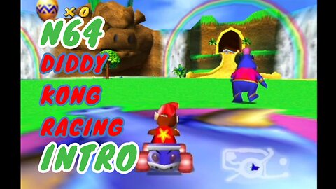 N64 Intro - Diddy Kong Racing Speedy Quest Cinematic
