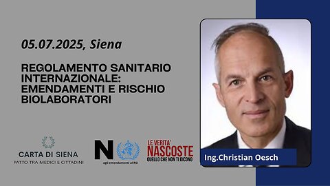 Ing.Christian Oesch si oppone al sistema dell’OMS