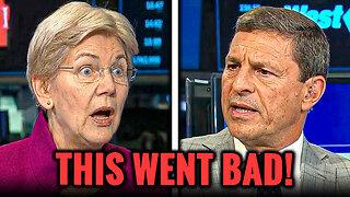 Pissed Off CNBC Host LOSES PATIENCE With Elizabeth Warren Live