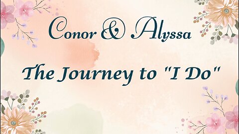 Conor & Alyssa Wedding Photo Tribute