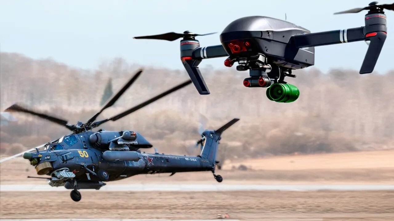 Ukrainian SECRET FPV Drone Shot Down Russian Helicopter! Again!