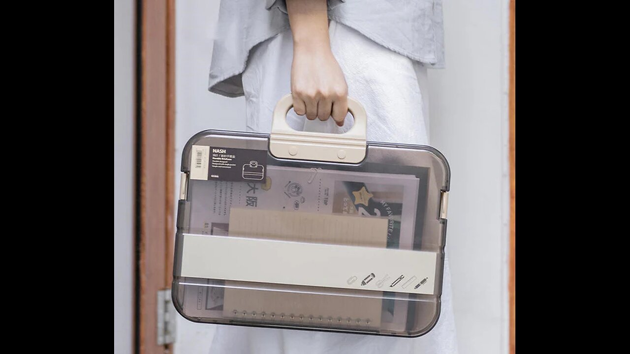 Large Capacity Waterproof Transparent File Box