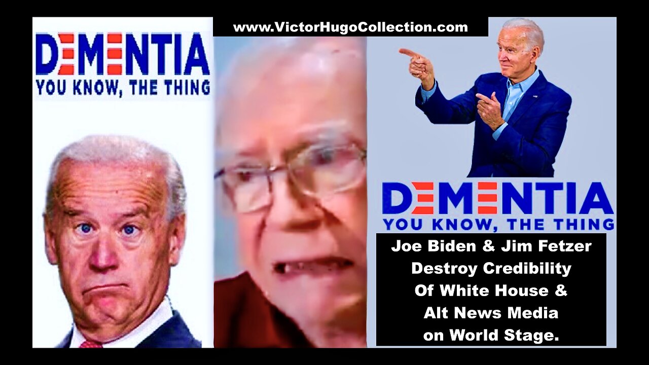 Joe Biden Jim Fetzer Senility Dementia Destroy White House Alt News Media Credibility On World Stage