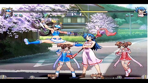 Eri + Eko vs Haruka +Eko