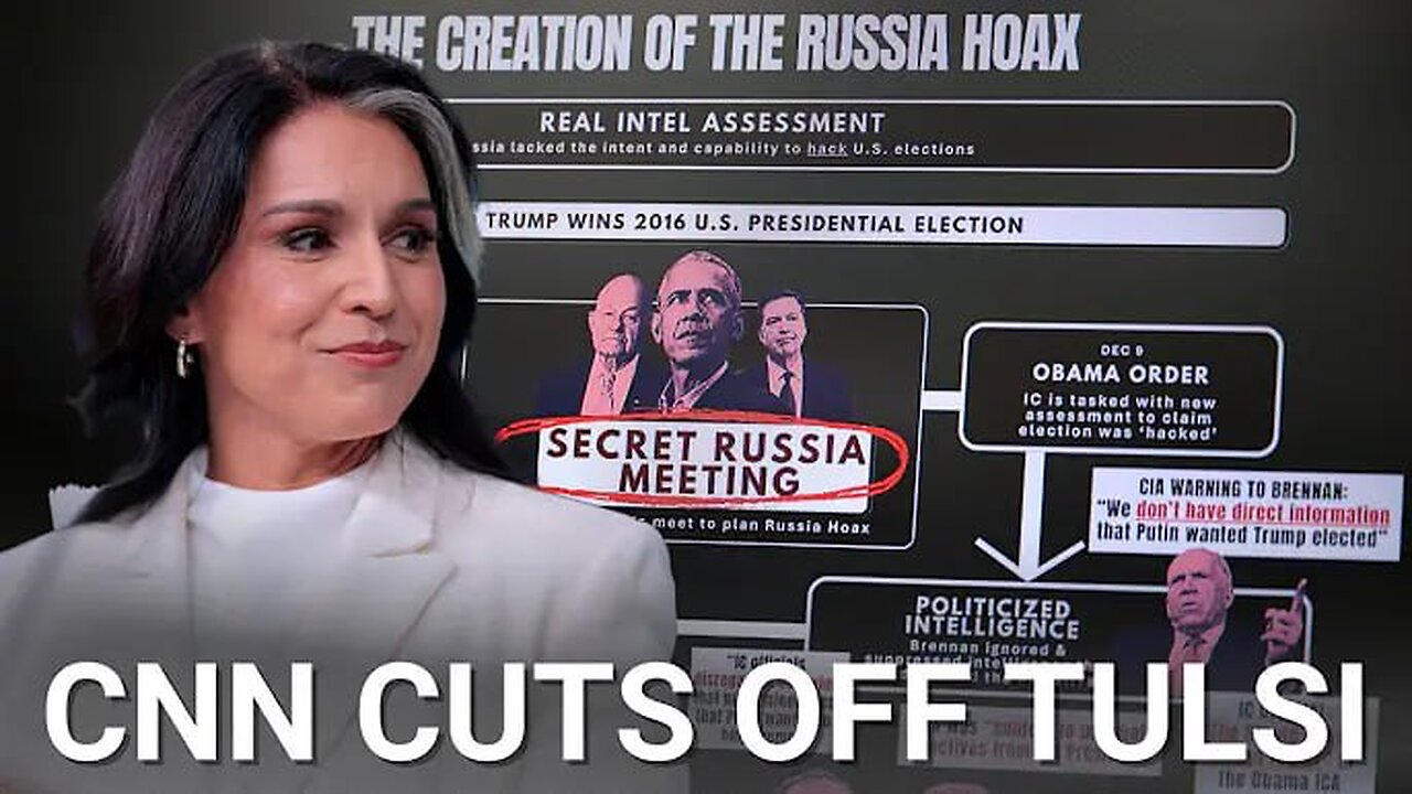 CNN interrupts Tulsi Gabbard’s press conference as she exposes Obama administration
