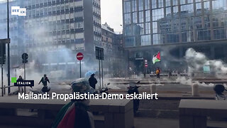 Mailand: Propalästina-Demo eskaliert