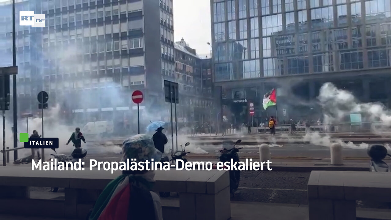 Mailand: Propalästina-Demo eskaliert
