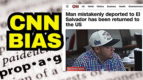 CNN LIES About Returned El Salvador Gangster Kilmar Abrego Garcia