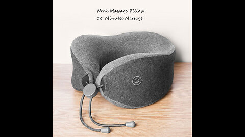 Catch up on Sleep Anywhere and Wake up Pain-free with Neck Massage Pillow