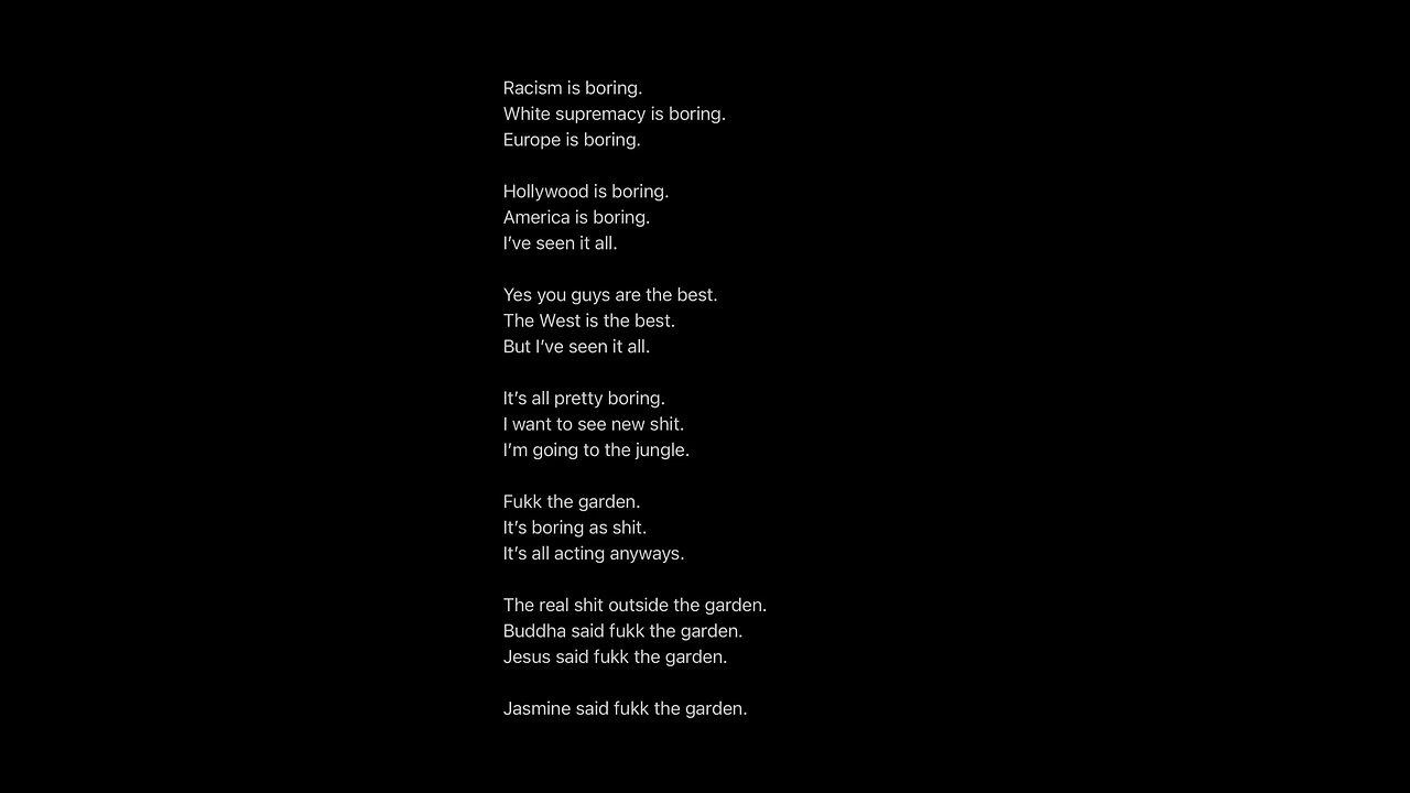Tarzan said fukk the garden