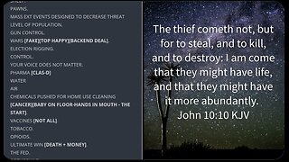 Q 1010 & John 10:10 | The Thief Comes Only To Steal, Kill & Destroy