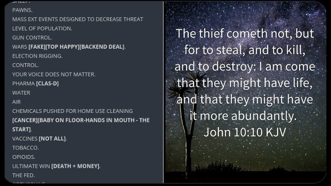 Q 1010 & John 10:10 | The Thief Comes Only To Steal, Kill & Destroy