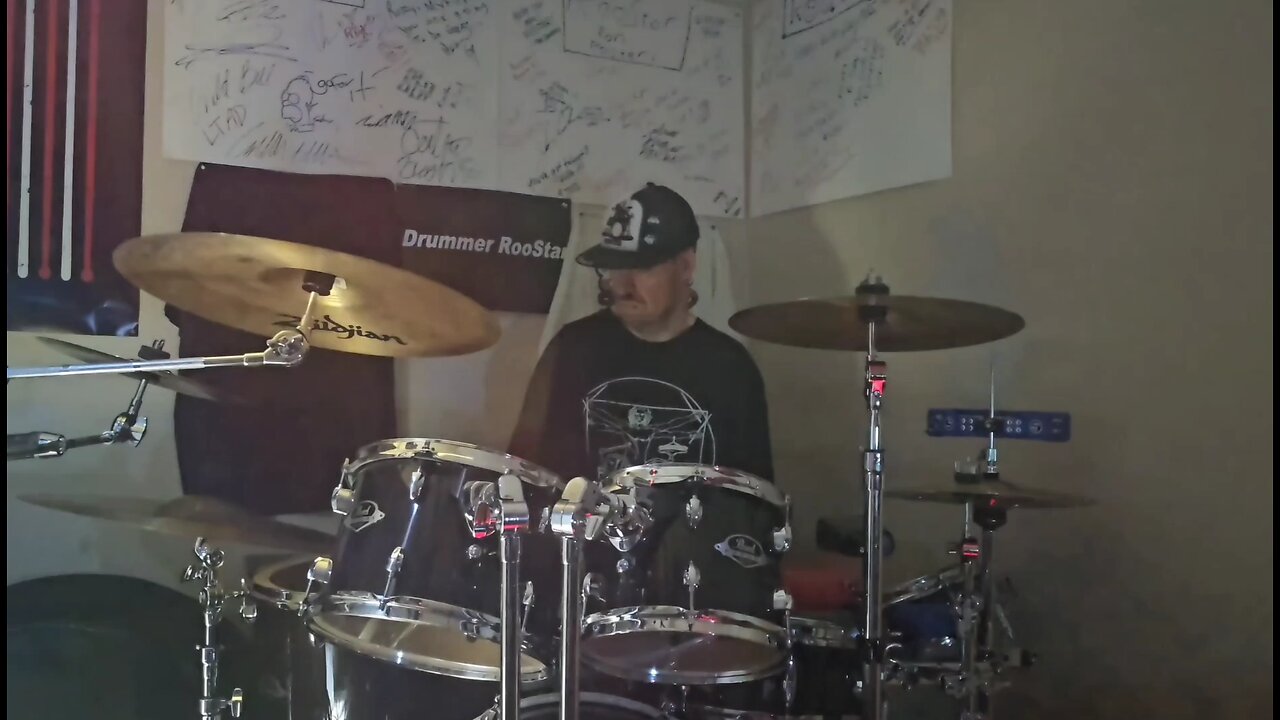 May 8th 2025 Legally Blind Drummer RooStar Drum Solo.