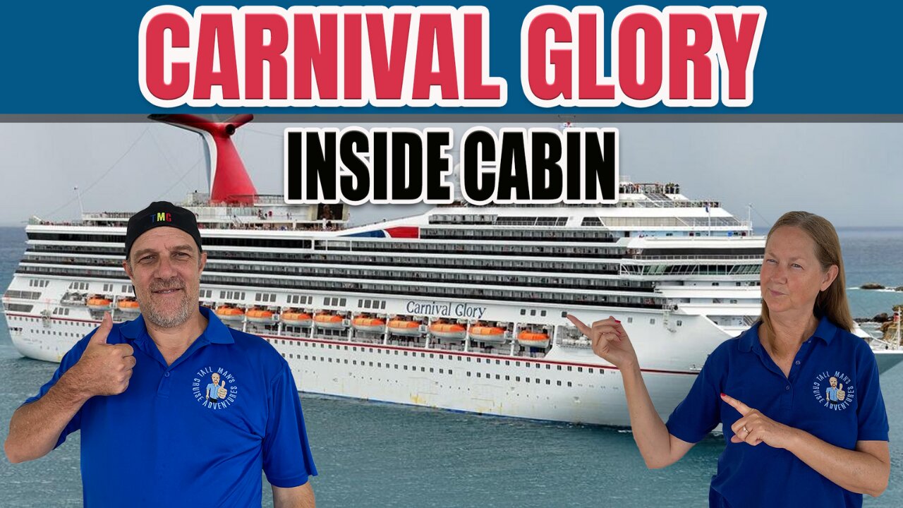 Carnival Glory Inside Cabin 7382 | Tall Man's Cruise Adventures
