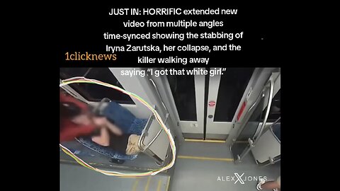 UNCENSORED VIDEO FATAL STABBING🧟‍♂️🔪🚶‍♀️🚉📸OF URKRAINE REFUGEE ON NORTH CAROLINA TRAIN🧟‍♂️🔪🚉🚶‍♀️💫