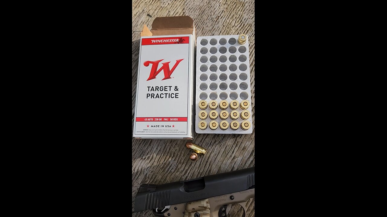 [Chrono] (.45 ACP) Kimber Custom Covert II - Winchester 230gr FMJ