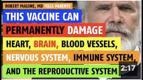 "Vaccine Risks: Potential Permanent Damage to Heart, Brain, Blood Vessels, Nervous & Immune Systems"