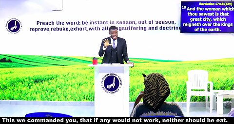 This we commanded you, that if any would not work, neither should he eat.