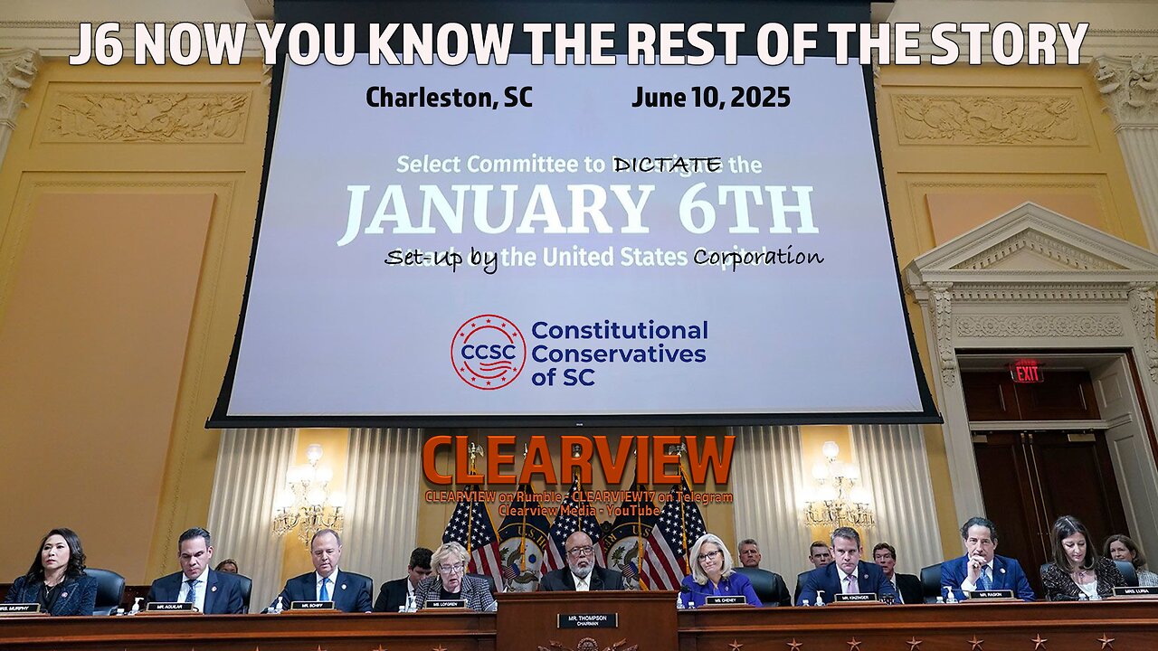THE REAL J6 - J6 NOW YOU KNOW THE REST OF THE STORY - JUNE 10, 2025 - CHARLESTON SC
