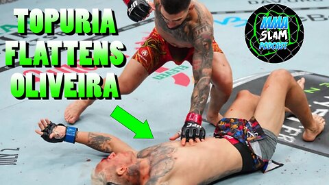 Ilia Topuria FLATTENS Charles Oliveira and is a MONSTER | The REAL DEAL