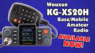 Meet the new Wouxun KG-XS20H Tri-Band Mobile Amateur Radio