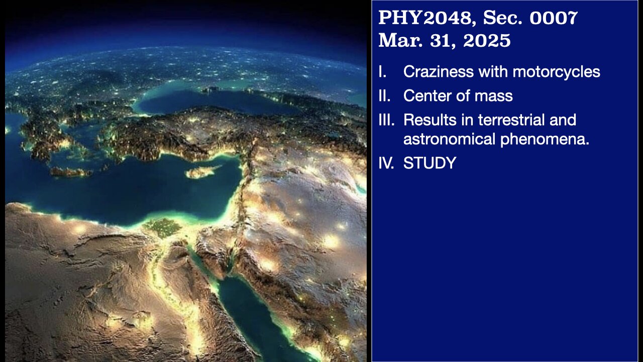 Lecture 32, March 31