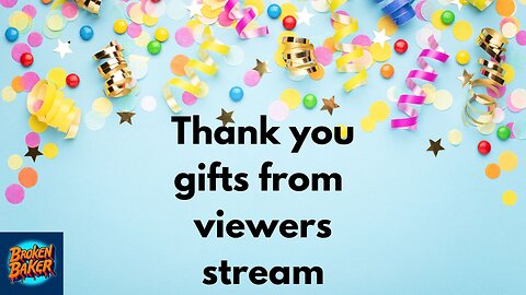 Thank you for the gifts