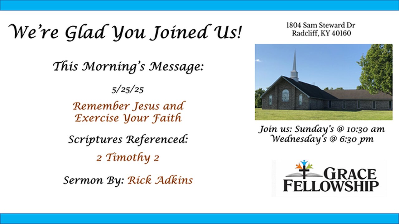 Remember Jesus - 5.25.25