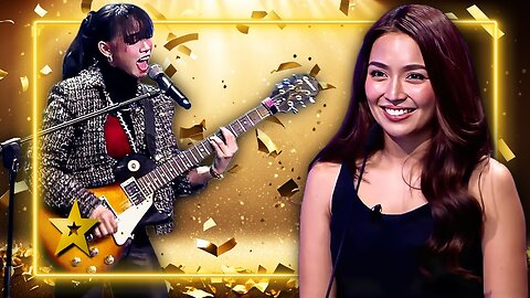 Young Musician Wins The Golden Buzzer with her ROCK Performance on Philippine's Got Talent!