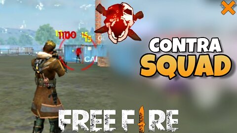 Playing Freefire Contra Squad