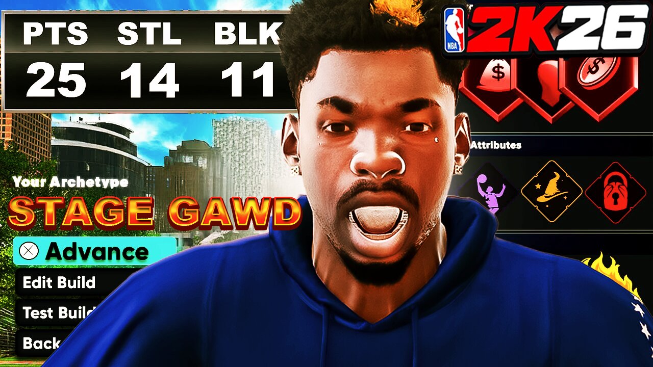 🚨🔴LIVE - TRIPLE THREAT CHALLENGE #1 RANKED 6'10 POINT GAWD | !build !cam !join !member !psn