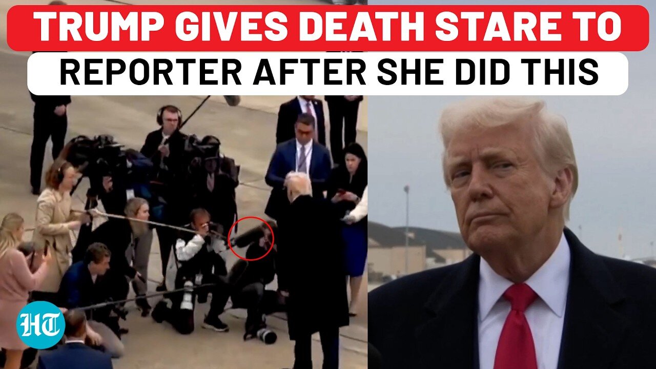 Trump Gets Hit In The Face With Boom Mic, Gives This Look To Reporter And Says ‘She Just Became A…’