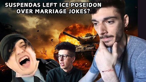 SUSPENDAS LEFT ICE POSEIDON OVER MARRIAGE JOKES? #iceposeidon #suspendas #ac7ionman #kickstreaming