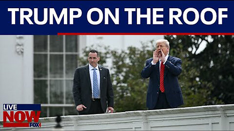 WATCH: Trump answers media questions from the White House roof