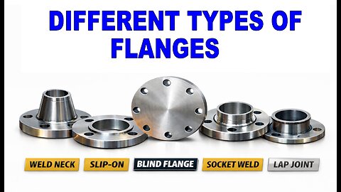 2️⃣ Common Flange Types and Where They Are Used