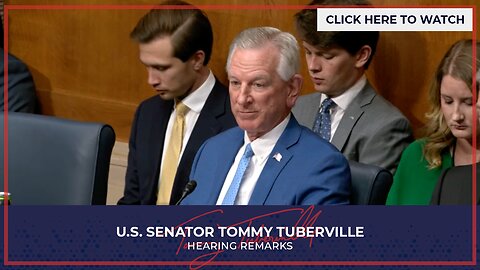 Senator Tuberville Questions Fired CDC Director at Senate HELP Hearing