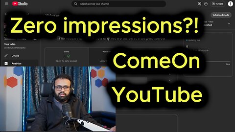 YouTube not showing my video to anyone