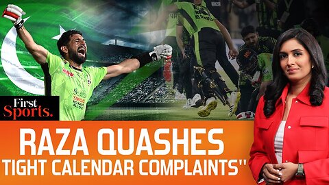 PSL_ Raza Globe Trots For The Final After England Test _ First Sports With Rupha Ramani _ N18G