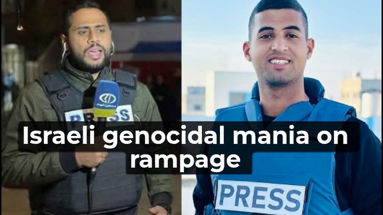 Israel kills two more Palestinian journalists in Gaza as western media fail to report genocide