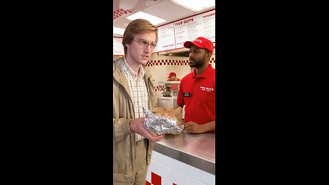 Jeffrey Dahmer eats Five Guys